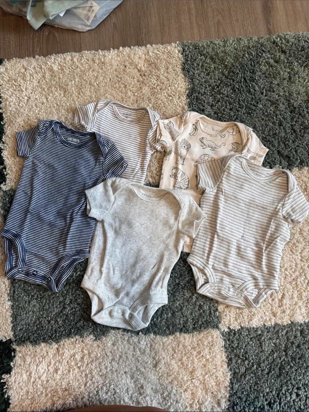 Carter’s Short-Sleeve One-Piece Bodysuits Set